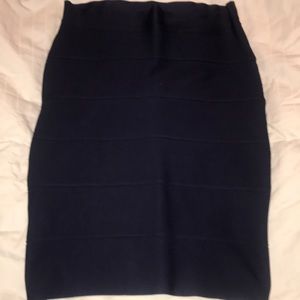 BGBG Bandage Skirt Navy Blue